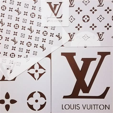 louis vuitton cake stencil|lv stencils designs printable.